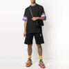 Pantaloni Scurți de trening SS21 Diag Stripe pentru bărbați, negri