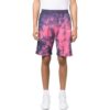 Pantaloni Scurți de trening tie-dye „Roz”