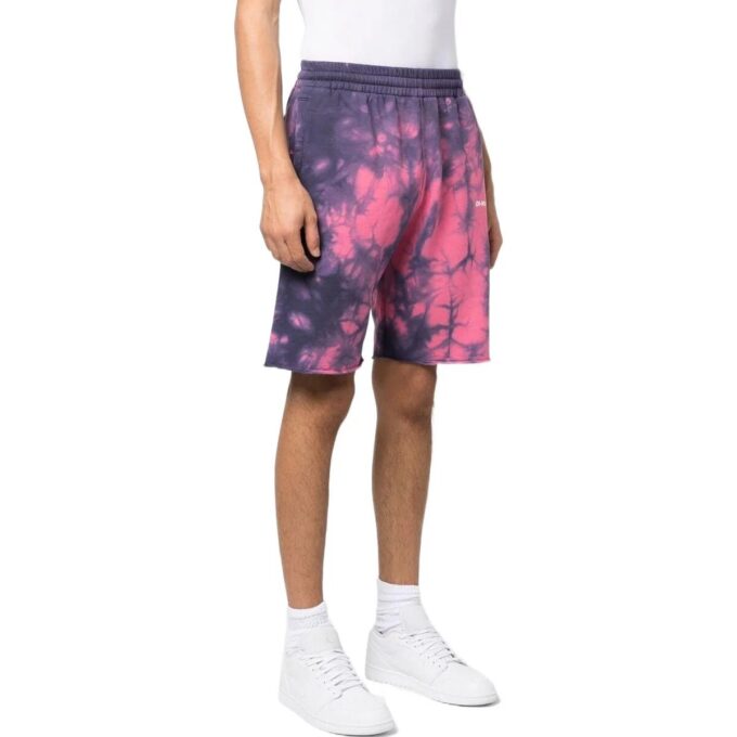 Pantaloni Scurți de trening tie-dye „Roz”