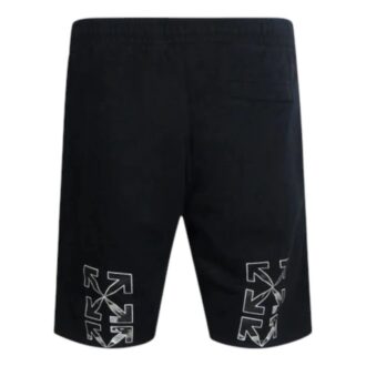 Pantaloni Scurți Off-White Caravaggio Arrow „Negru” Pantaloni Scurți Off-White Caravaggio Arrow „Negru”