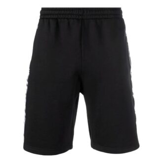 Pantaloni Scurți Off-White pentru bărbați FW22, cu logo lateral și talie elastică, versiune sport obișnuită, negru Pantaloni Scurți Off-White pentru bărbați FW22, cu logo lateral și talie elastică, versiune sport obișnuită, negru
