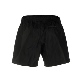 Pantaloni Scurți Off-White pentru bărbați SS21 cu logo, negri Pantaloni Scurți Off-White pentru bărbați SS21 cu logo, negri
