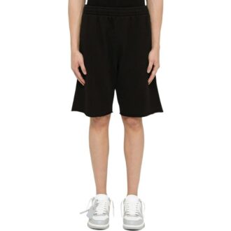 Pantaloni Scurți Off-White pentru bărbați SS22, culoare solidă, versiune neagră Pantaloni Scurți Off-White pentru bărbați SS22, culoare solidă, versiune neagră