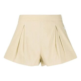 Pantaloni Scurți Off-White SS20 cu talie joasă, alb-bej