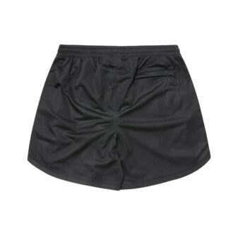 Pantaloni Scurți pentru bărbați Off-White CO VIRGIL ABLOH cu curea din cauciuc și plasă, negru Pantaloni Scurți pentru bărbați Off-White CO VIRGIL ABLOH cu curea din cauciuc și plasă, negru