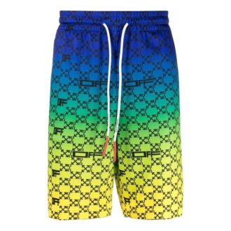 Pantaloni Scurți SS22 cu imprimeu degradat multicolor