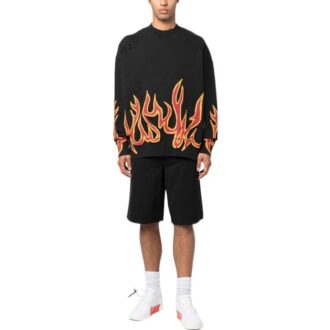 Pantaloni Scurți utilitari din bumbac „Negru”
