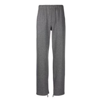 Pantaloni sport casual drepți pentru bărbați Off-White, de culoare solidă, gri