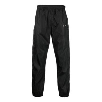 Pantaloni sport cu imprimeu logo SS21, versiune negru