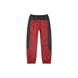 Pantaloni sport de stradă cu săgeți din cauciuc, negru și roșu