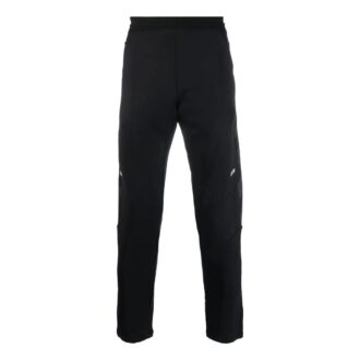 Pantaloni sport drepți pentru bărbați Off-White SS22, culoare solidă, cu imprimeu logo, negri