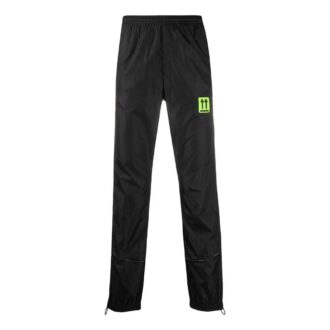 Pantaloni sport/pantaloni/joggers Off-White pentru bărbați, colecția SS22, culoare solidă, cu bandă elastică în talie, versiune neagră Pantaloni sport/pantaloni/joggers Off-White pentru bărbați, colecția SS22, culoare solidă, cu bandă elastică în talie, versiune neagră