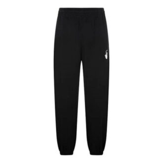 Pantaloni sport/pantaloni/joggers Off-White pentru bărbați FW21, negri Pantaloni sport/pantaloni/joggers Off-White pentru bărbați FW21, negri