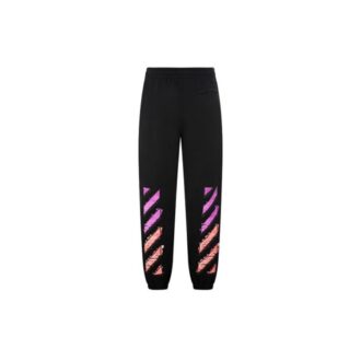 Pantaloni sport/pantaloni/joggers Off-White pentru bărbați FW21, negri Pantaloni sport/pantaloni/joggers Off-White pentru bărbați FW21, negri