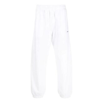 Pantaloni sport/pantaloni/joggers Off-White pentru bărbați FW22 cu imprimeu logo, versiune albă Pantaloni sport/pantaloni/joggers Off-White pentru bărbați FW22 cu imprimeu logo, versiune albă