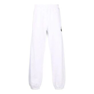Pantaloni sport/pantaloni/joggers pentru bărbați Off-White FW21 cu imprimeu Arrows, culoare solidă, croială largă, albi Pantaloni sport/pantaloni/joggers pentru bărbați Off-White FW21 cu imprimeu Arrows, culoare solidă, croială largă, albi
