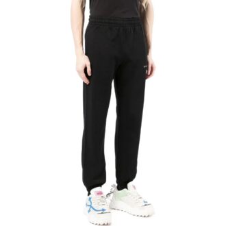 Pantaloni sport/pantaloni/pantaloni de jogging Off-White pentru bărbați, colecția SS22, culoare solidă, cu imprimeu cu logo alfabet, versiune neagră