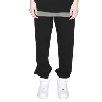 Pantaloni sport/pantaloni/pantaloni de jogging Off-White pentru bărbați, cu șireturi și model, croială largă, negru