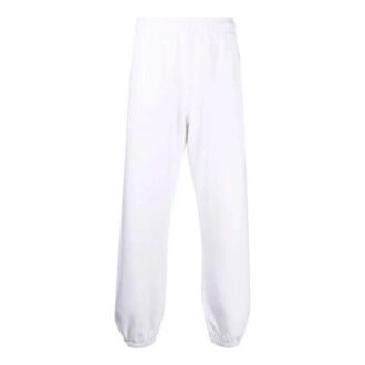 Pantaloni sport/pantaloni/pantaloni de jogging Off-White pentru bărbați FW21 cu logo, albi Pantaloni sport/pantaloni/pantaloni de jogging Off-White pentru bărbați FW21 cu logo, albi
