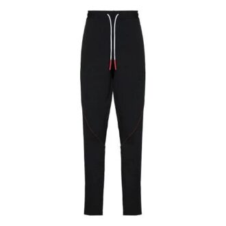 Pantaloni sport/pantaloni/pantaloni de jogging pentru bărbați Off-White FW21 cu șireturi drepte, croi slim, negru