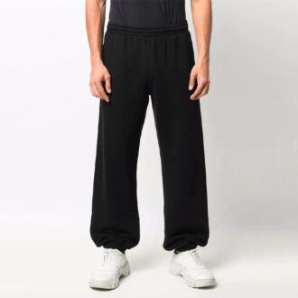 Pantaloni sport/pantaloni/pantaloni de jogging pentru bărbați Off-White SS22 cu dungi diagonale, negri
