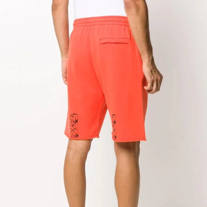 Pantaloni sport pentru bărbați FW20 cu săgeți spray portocalii