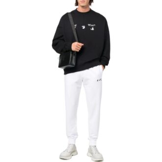 Pantaloni sport SS22 Bundle Feet „Alb”