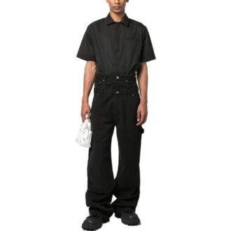 Pantaloni Wave Off Canvas Double Over „Negru”