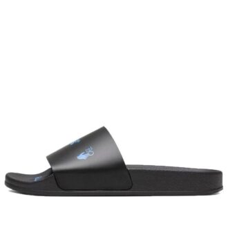 Papuci casual de modă cu imprimeu logo „Negru-Albastru”
