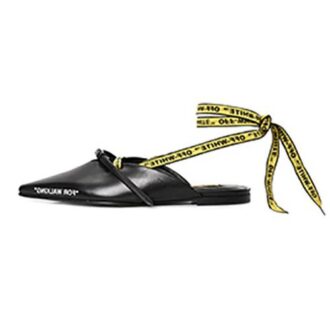 Papuci negri Off-White