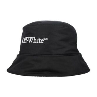 Pălărie tip bucket cu logo brodat Bookish „Negru”