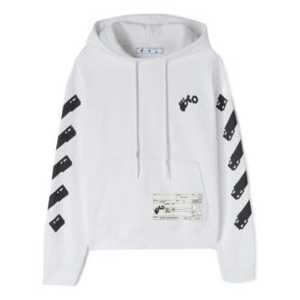 Pulover alb Off-White Men’s x Teenage Engineering Crossover
