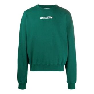 Pulover bărbați cu imprimeu logo FW20, verde