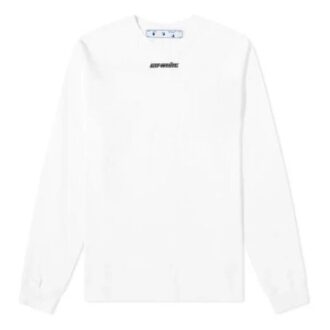 Pulover bărbați FW20 cu imprimeu Arrows, alb