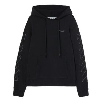 Pulover bărbătesc Off-White SS22 cu logo, croială largă, negru