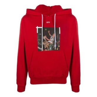 Pulover cu glugă FW20 Pascal Printing pentru bărbați, roșu Pulover cu glugă FW20 Pascal Printing pentru bărbați, roșu