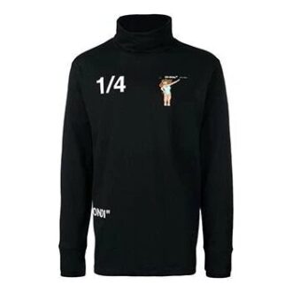 Pulover cu guler înalt Negru