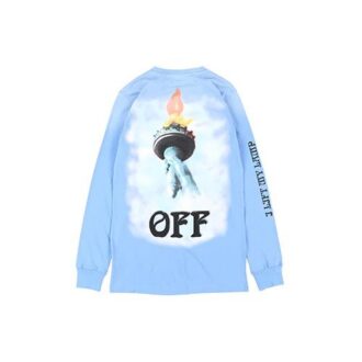 Pulover cu guler rotund C O Virgil Abloh Liberty