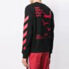Pulover cu guler rotund și croială slim-fit cu logo Bats