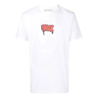 Pulover cu guler rotund și mâneci scurte, cu imprimeu logo SS21, alb Pulover cu guler rotund și mâneci scurte, cu imprimeu logo SS21, alb