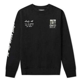 Pulover cu guler rotund pentru bărbați SS19 Back cu logo Mona Lisa