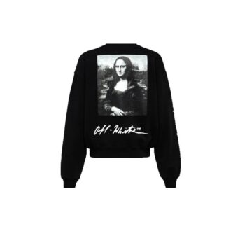 Pulover cu guler rotund pentru bărbați SS19 Back cu logo Mona Lisa