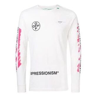 Pulover cu guler rotund pentru bărbați SS19 Impressionism Arrows Sketch