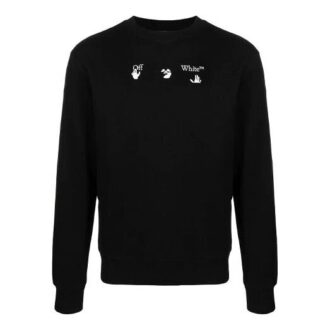 Pulover cu guler rotund SS21 Peace Worldwide Logo, negru Pulover cu guler rotund SS21 Peace Worldwide Logo, negru