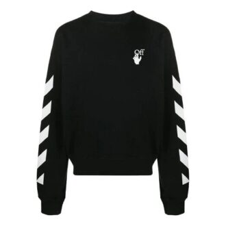 Pulover cu logo pe spate „Arrows” Negru