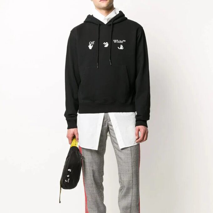 Pulover cu mâneci lungi și logo FW20 pentru bărbați