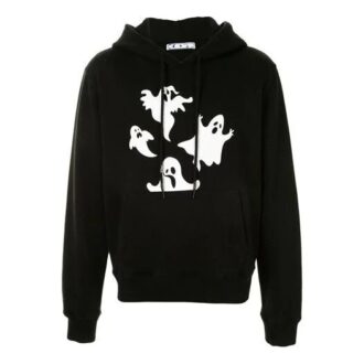 Pulover cu mâneci lungi și logo Ghost pentru bărbați