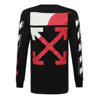 Pulover cu mâneci lungi Loose Arrow Roșu/Negru