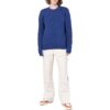 Pulover din lână pentru bărbați Off-White FW22 cu guler rotund, mâneci lungi și model geometric intarsiat, albastru
