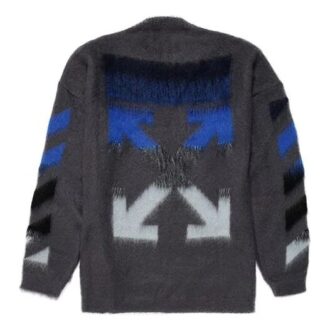Pulover din mohair FW19 Arrows pentru bărbați, gri Pulover din mohair FW19 Arrows pentru bărbați, gri